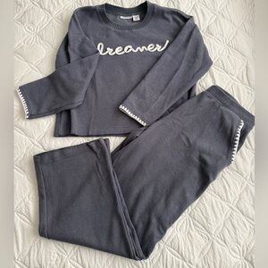 Steel Blue Dreamer Pajama Set by Sincerely Jules Sz M